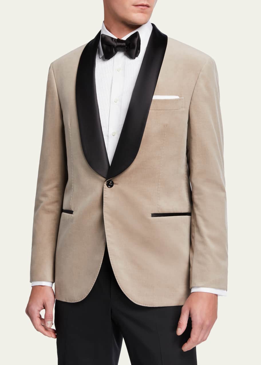 Shawl collar velvet dinner jacket on sale
