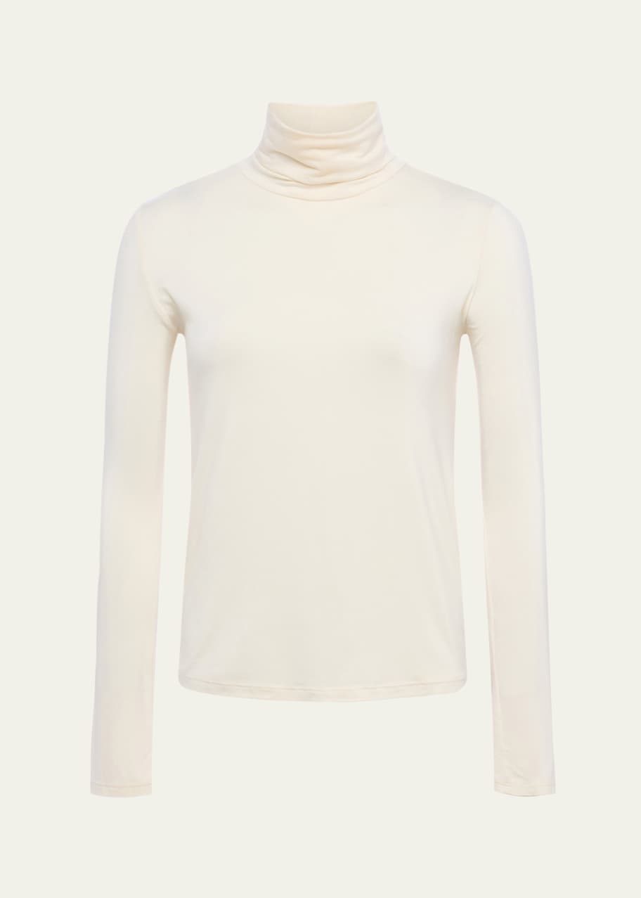 Image 1 of 1: Lani Long-Sleeve Turtleneck Top