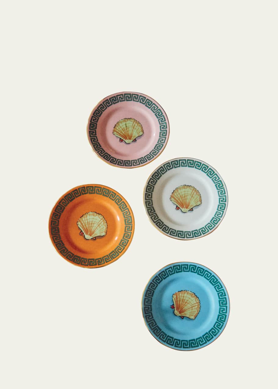 Image 1 of 1: Il Viaggio di Nettuno Bread Plates, Set of Four