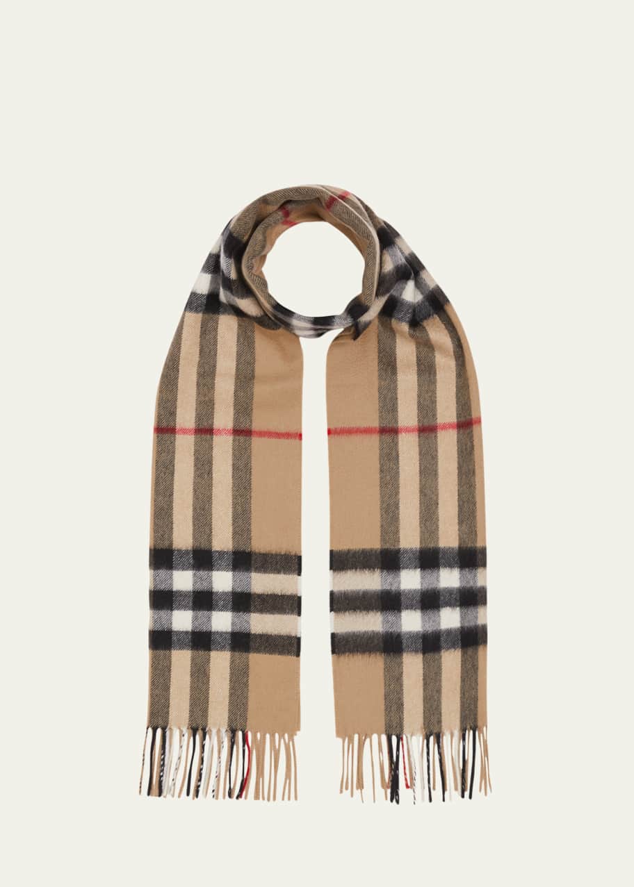 Burberry Giant Check Cashmere Scarf - Bergdorf Goodman