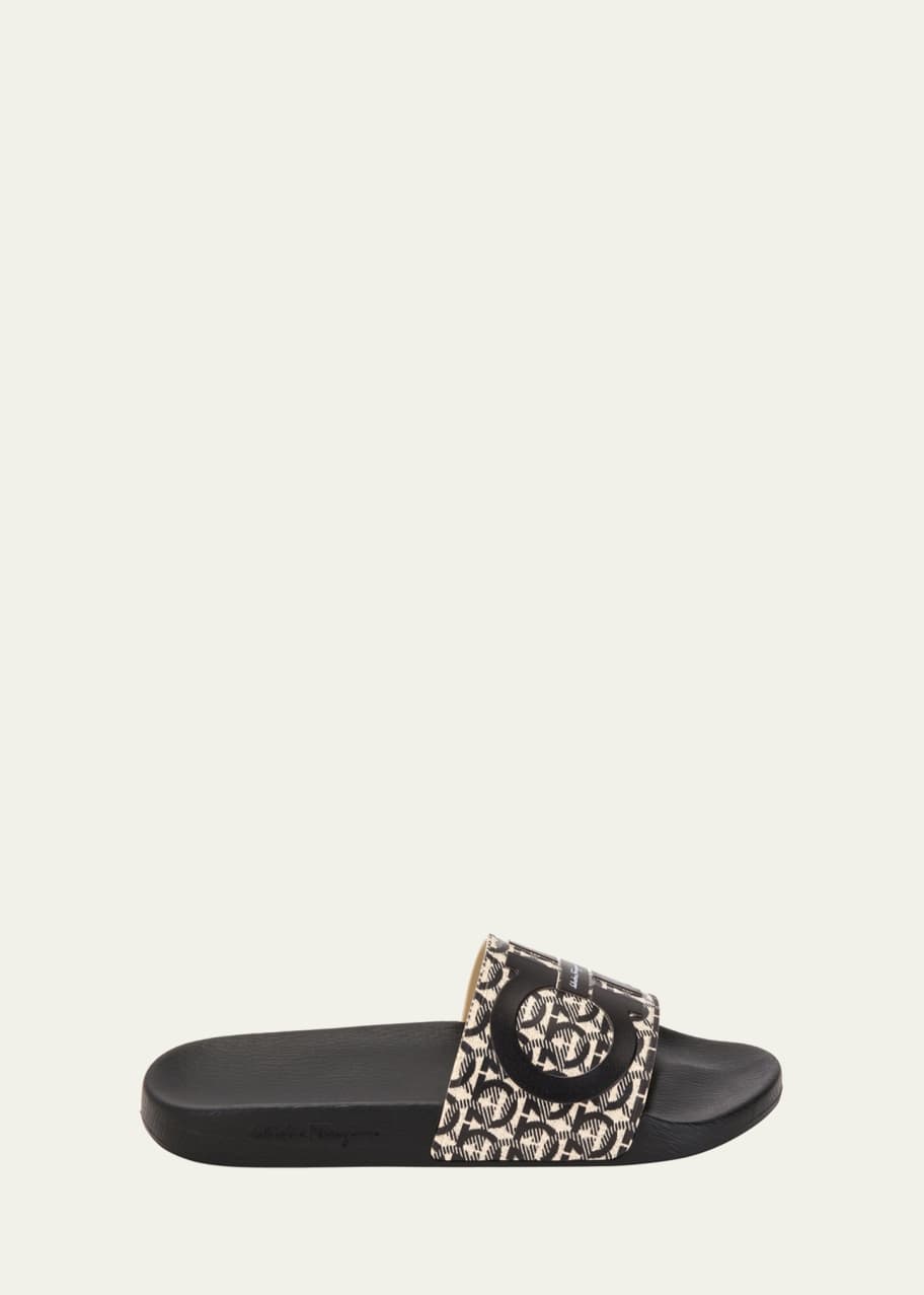 Salvatore ferragamo men's slide sandals discount