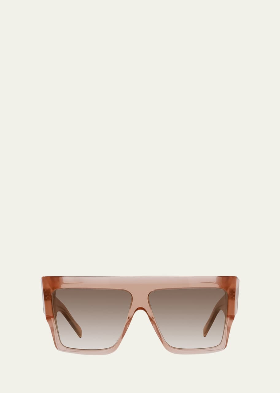 Celine chunky 2025 rectangle acetate sunglasses