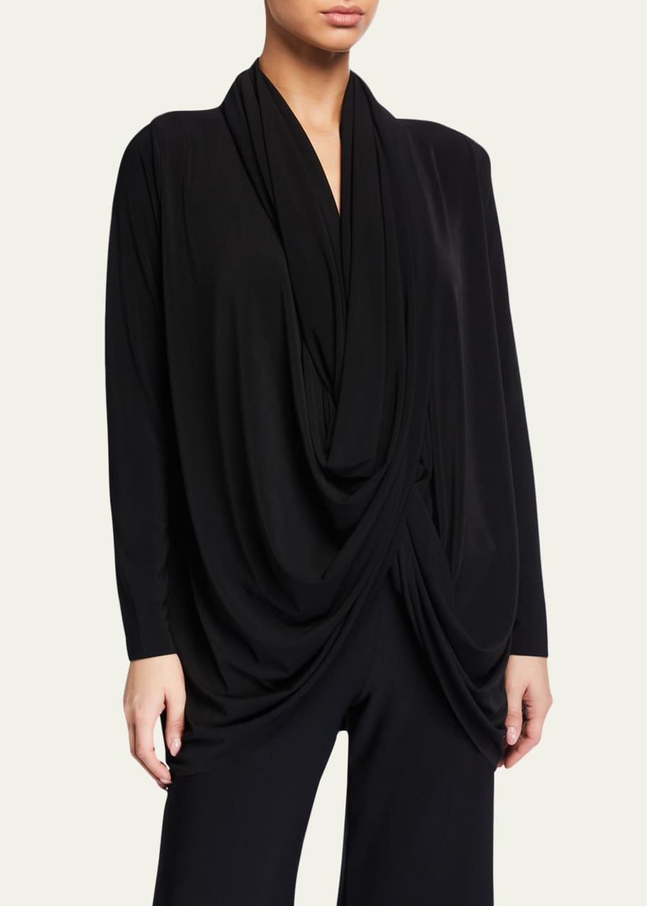 Norma kamali wrap cardigan online