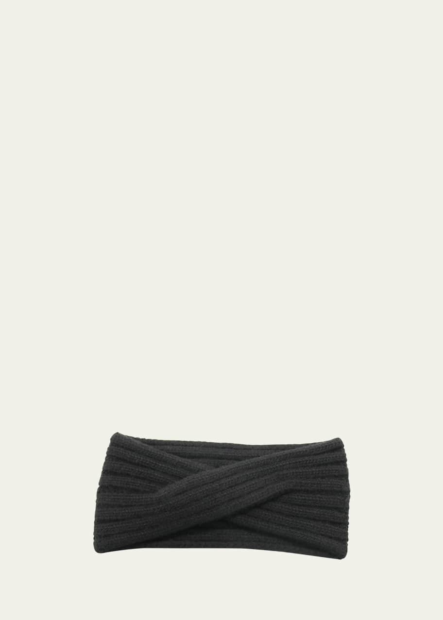 Image 1 of 1: Ribbed-Knit Cashmere Headband
