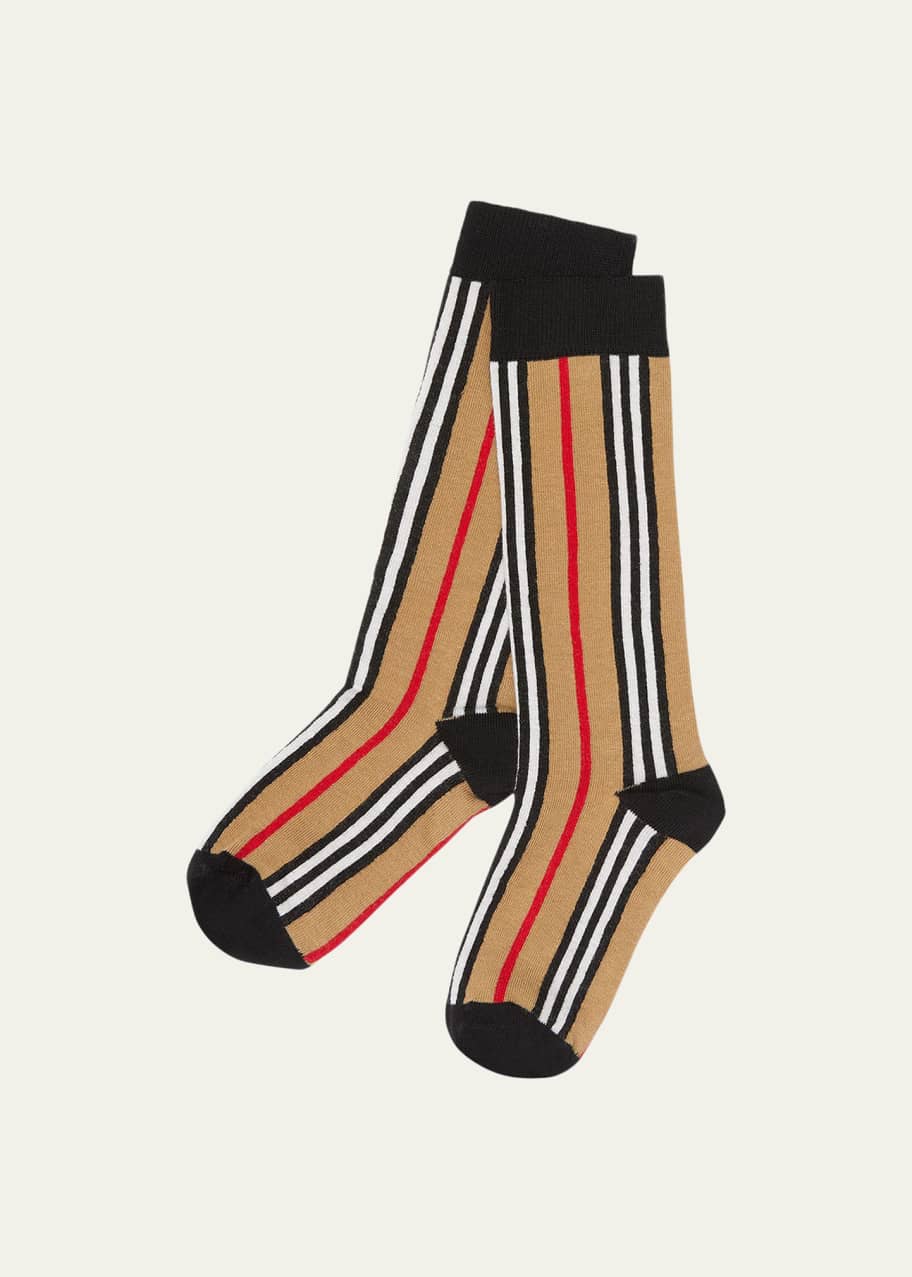 Image 1 of 1: Kid's Icon Stripe Socks