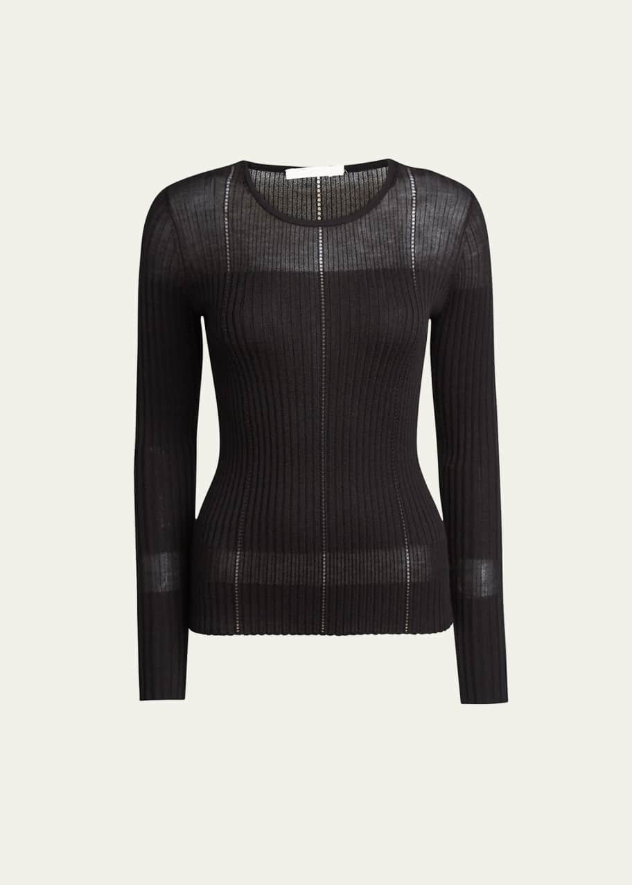 Jason Wu Collection Cashmere-Silk Illusion Sweater - Bergdorf Goodman