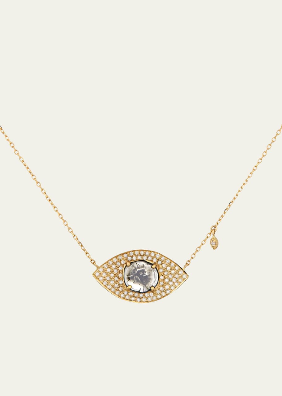 Celine Daoust 14k Yellow Gold Diamond Slice Pendant Necklace - Bergdorf ...