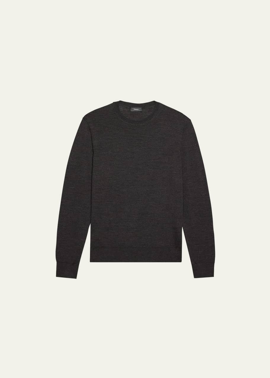 Theory Men's Regal Wool Crewneck Sweater - Bergdorf Goodman