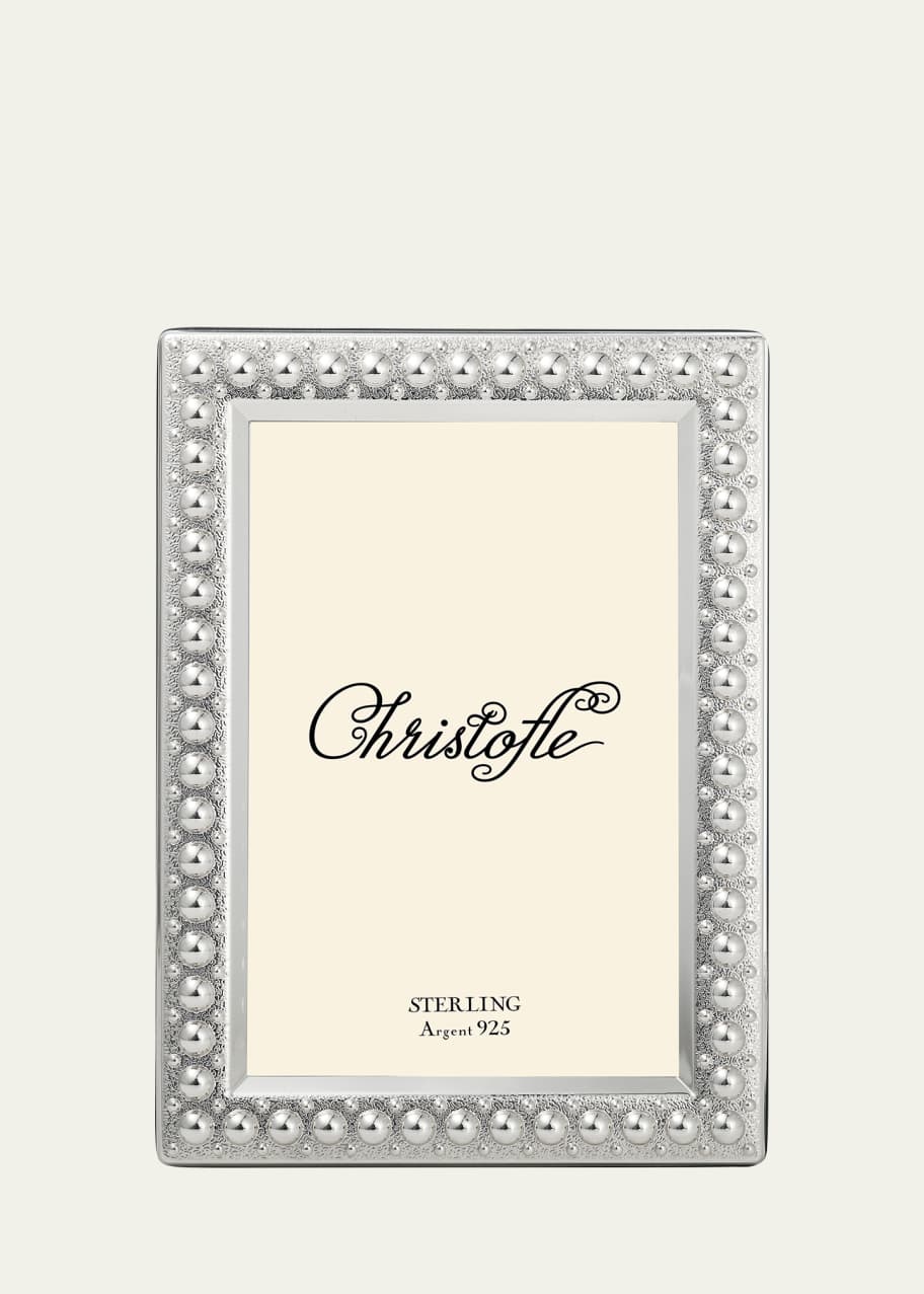 Christofle Perles Sterling Silver Frame, 4