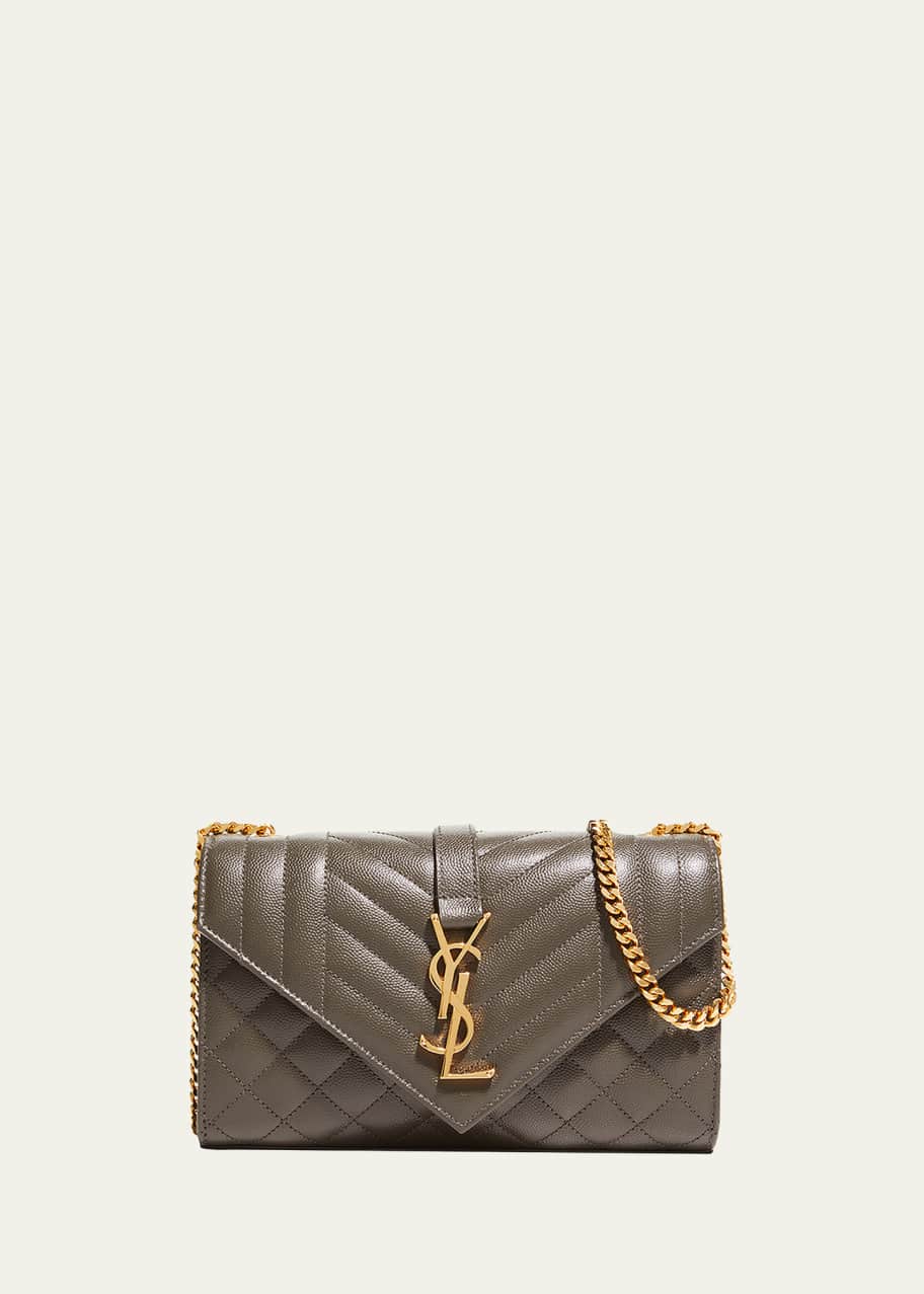 Saint Laurent Small YSL Monogram Leather Satchel Bag Bergdorf Goodman