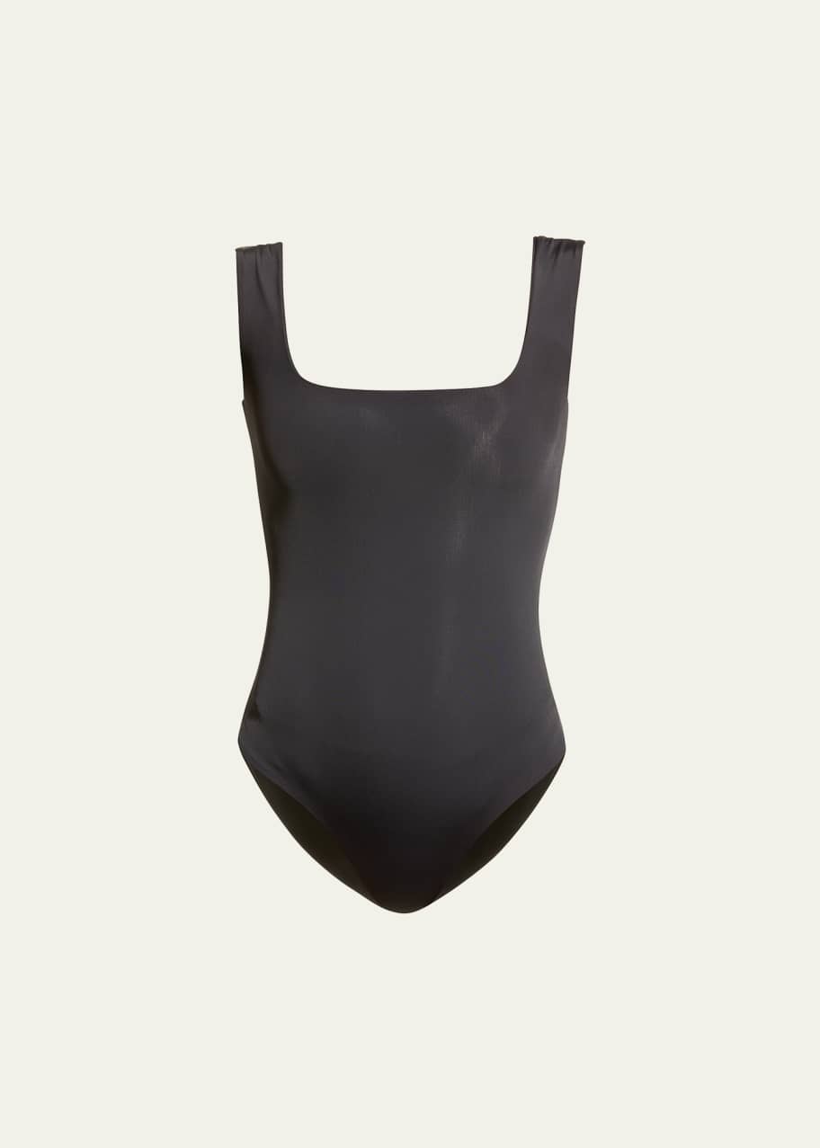 Mara Hoffman Persephone Square-Neck One-Piece Swimsuit