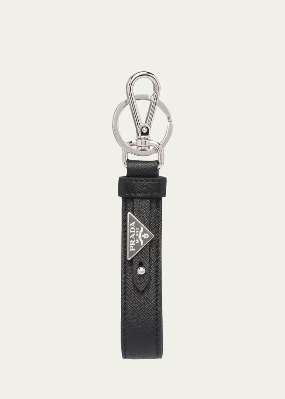 Prada Men's Saffiano Key Chain - Bergdorf Goodman