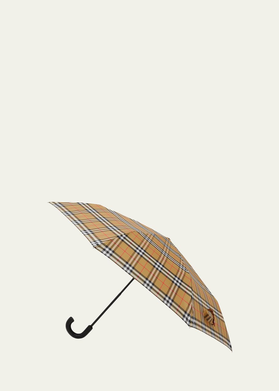 Trafalgar Check Foldable Umbrella