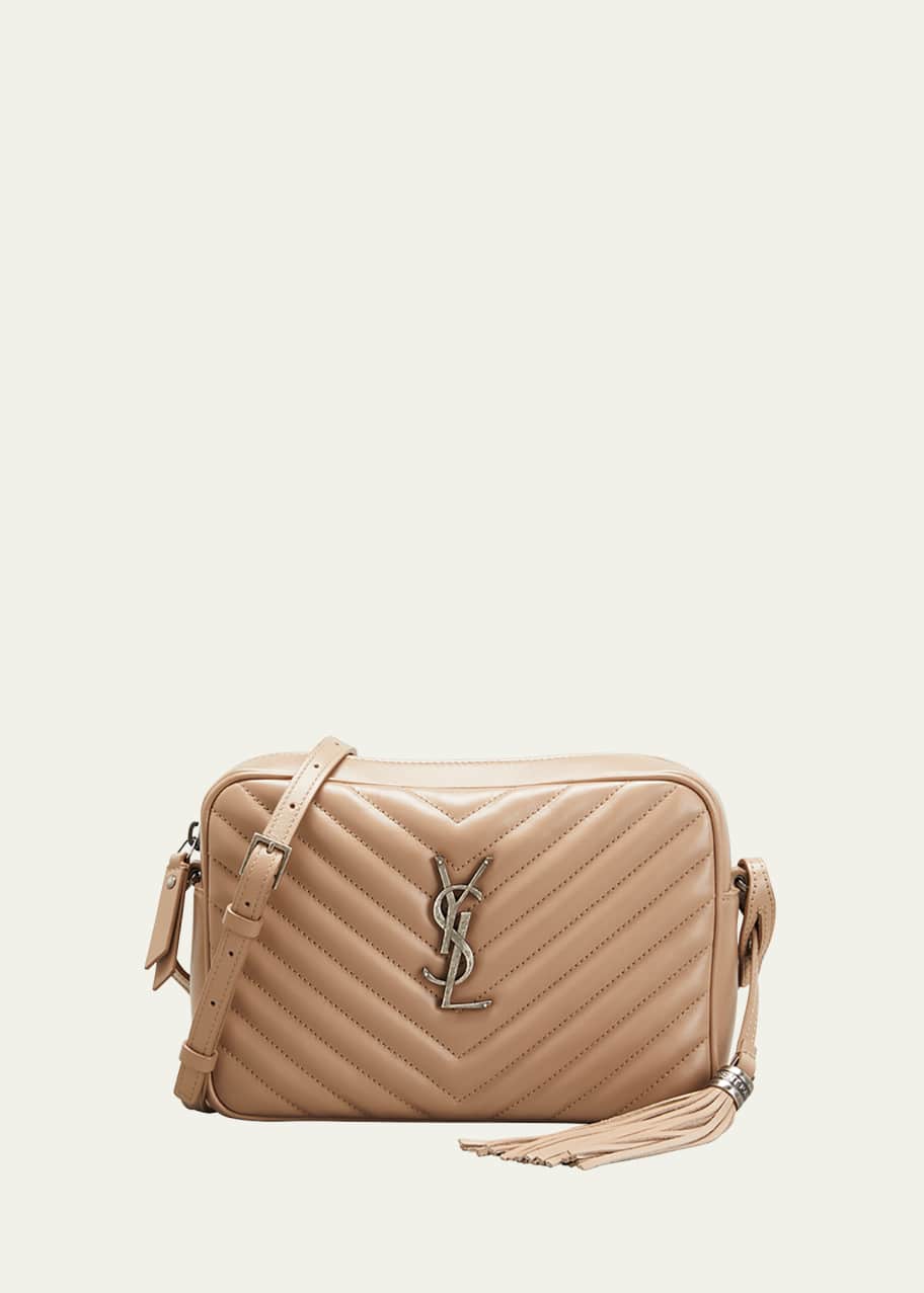 Saint Laurent Lou Medium YSL Monogram Calfskin Camera Crossbody Bag
