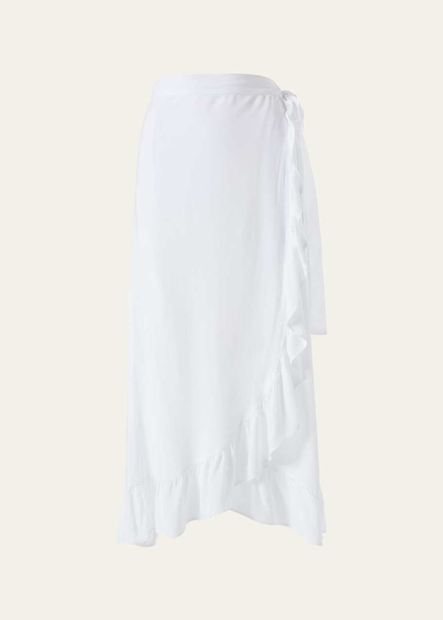 Image 1 of 1: Danni Long Coverup Wrap Skirt