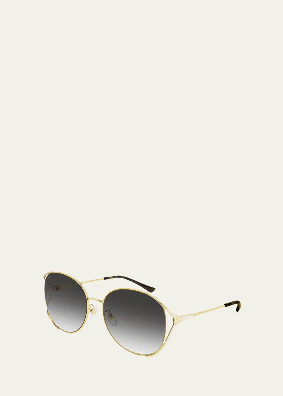 Image 1 of 1: Round Metal Sunglasses
