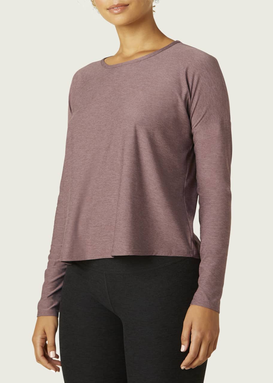 Beyond yoga morning online light cropped pullover