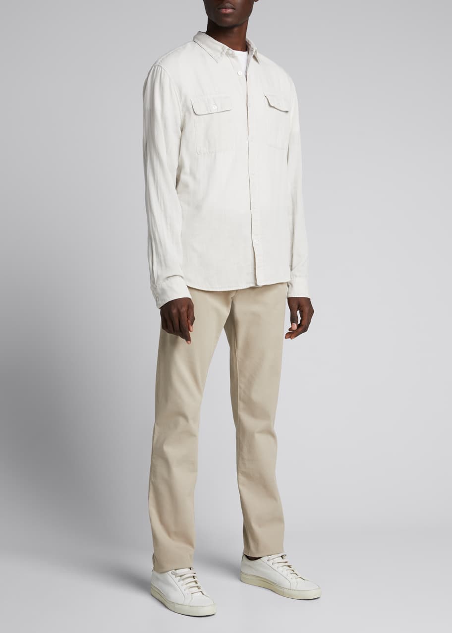 Vince Men's Double-Face Garment-Dyed Sport Shirt - Bergdorf Goodman