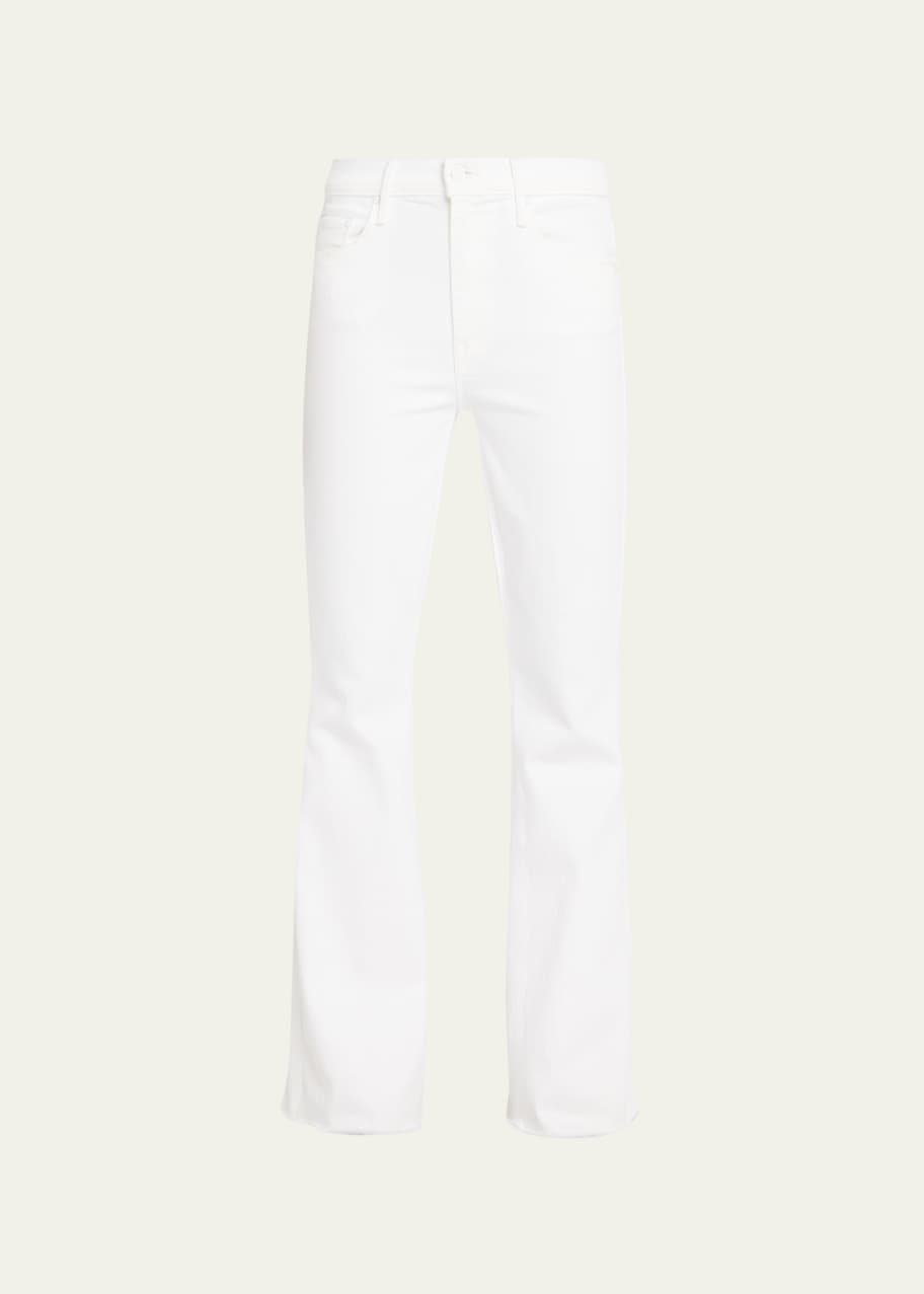 Image 1 of 1: The Weekender Frayed Flare Jeans