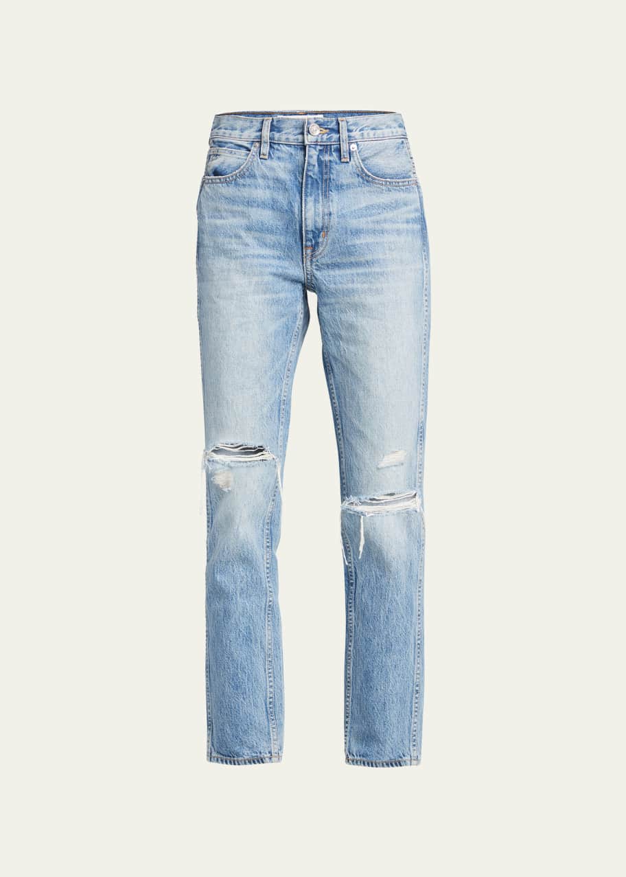 Image 1 of 1: Virginia High-Rise Slim Tapered Jeans