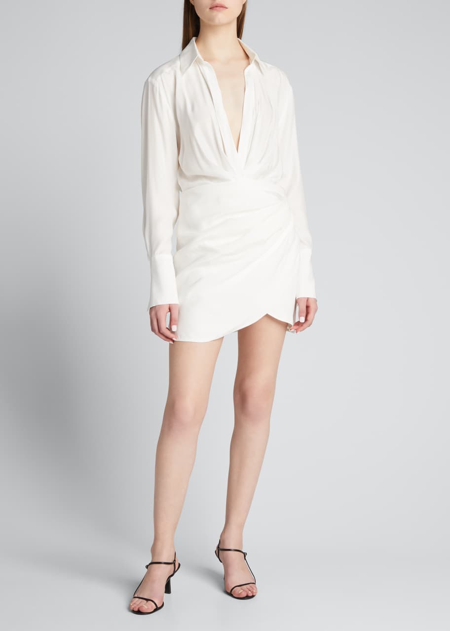 Gauge 81 Naha Long-Sleeve Mini Shirtdress - Bergdorf Goodman