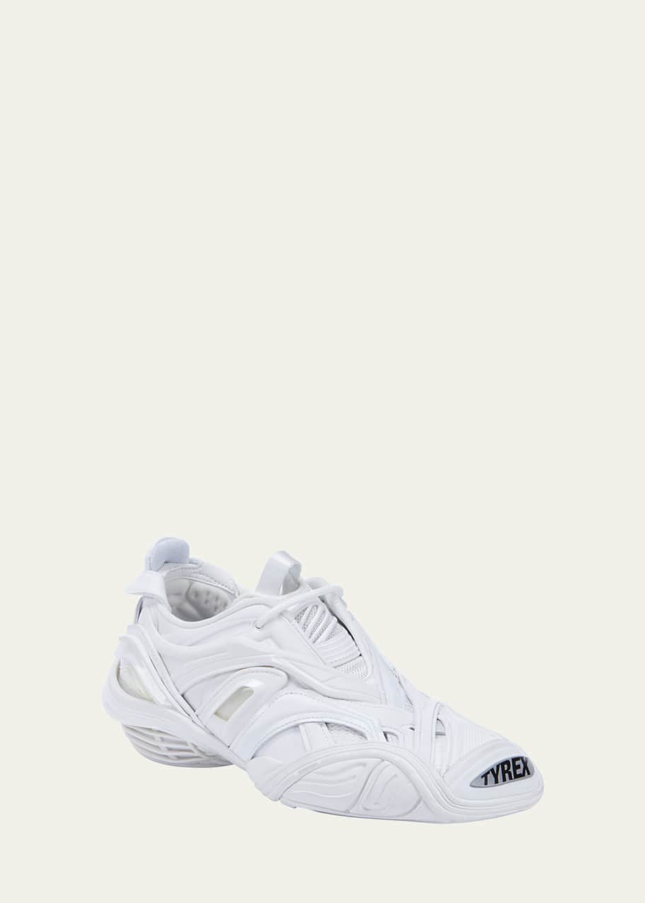 Balenciaga Tyrex Asymmetric Square-Toe Sneakers - Bergdorf Goodman