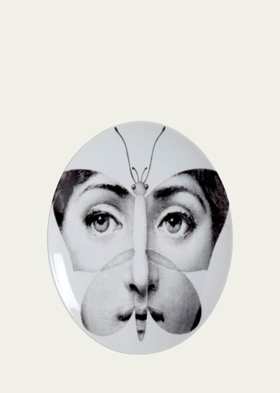 Image 1 of 1: Tema E Variazioni n. 96 Butterfly Face Wall Plate