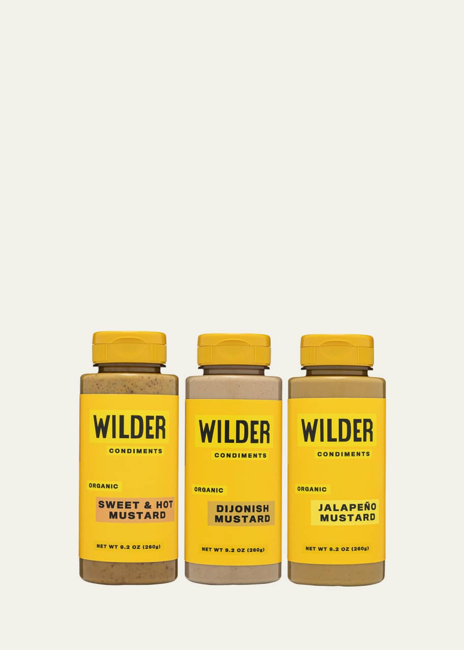 Image 1 of 1: Organic Mustard Trio