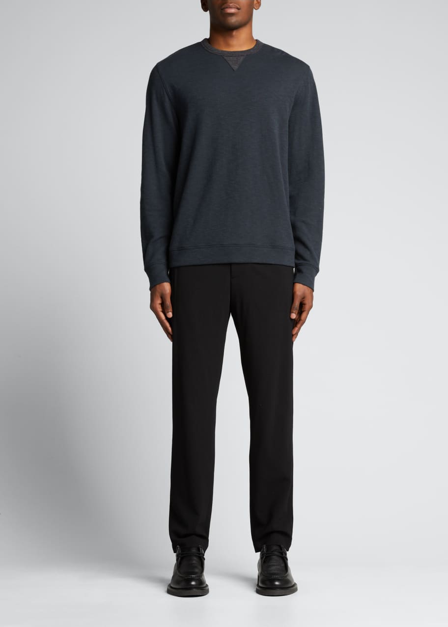 Vince Men's Double-Knit Crewneck Pullover Sweatshirt - Bergdorf Goodman