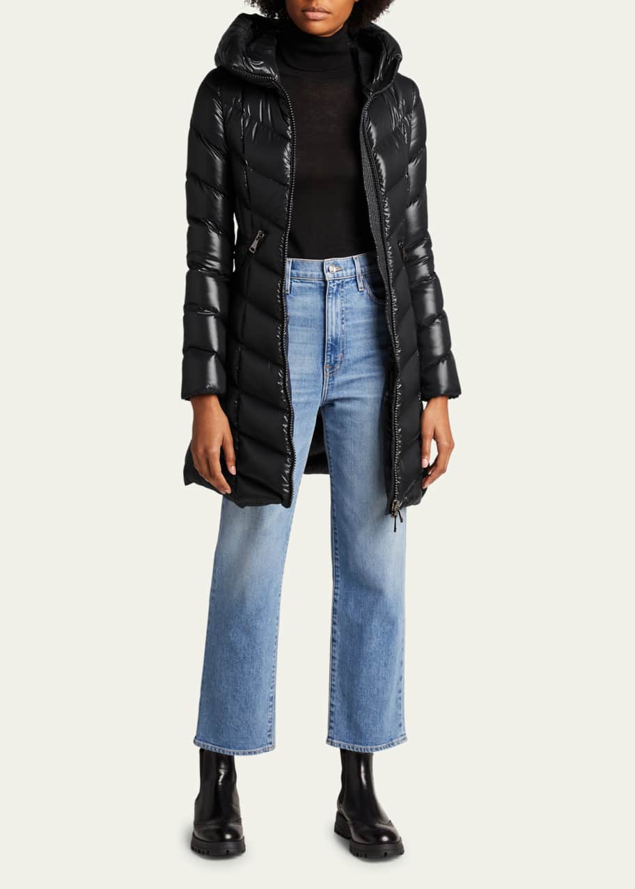 Moncler Marus Quilted Chevron Down Jacket Bergdorf Goodman