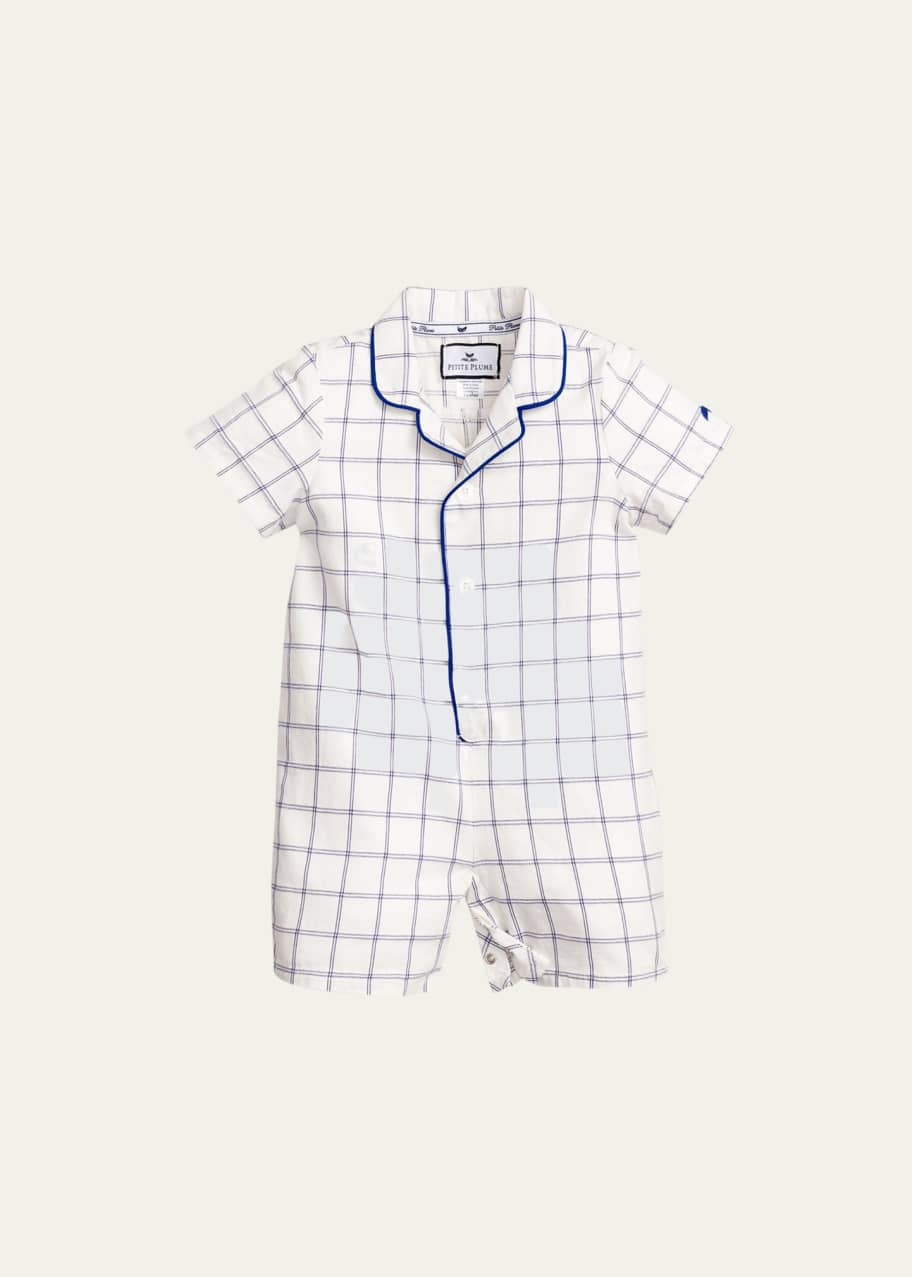 Image 1 of 1: Tattersall Summer Romper, Size 0-24 Months