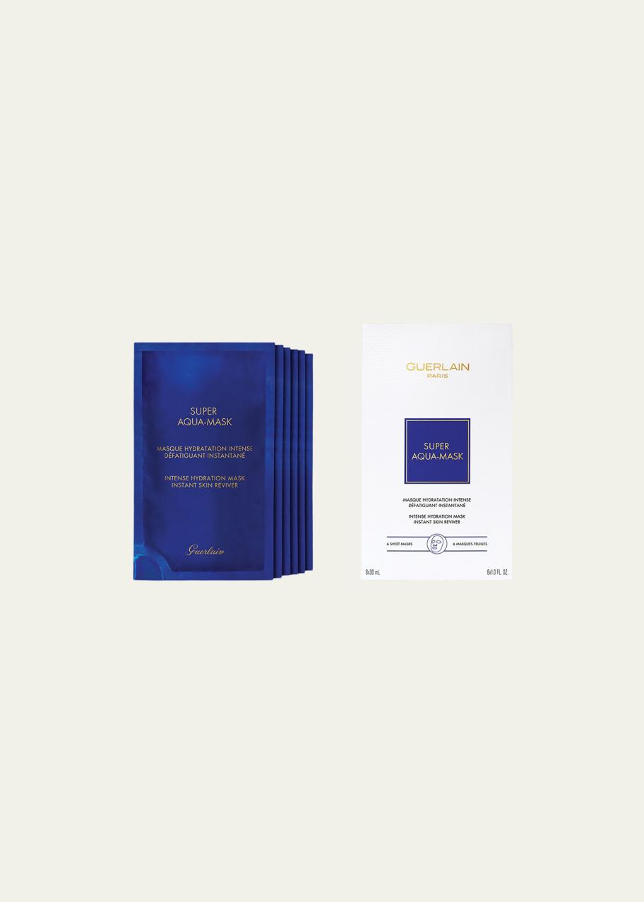 GUERLAIN Super Aqua Intense Hydration Mask, Set of 6 - Bergdorf