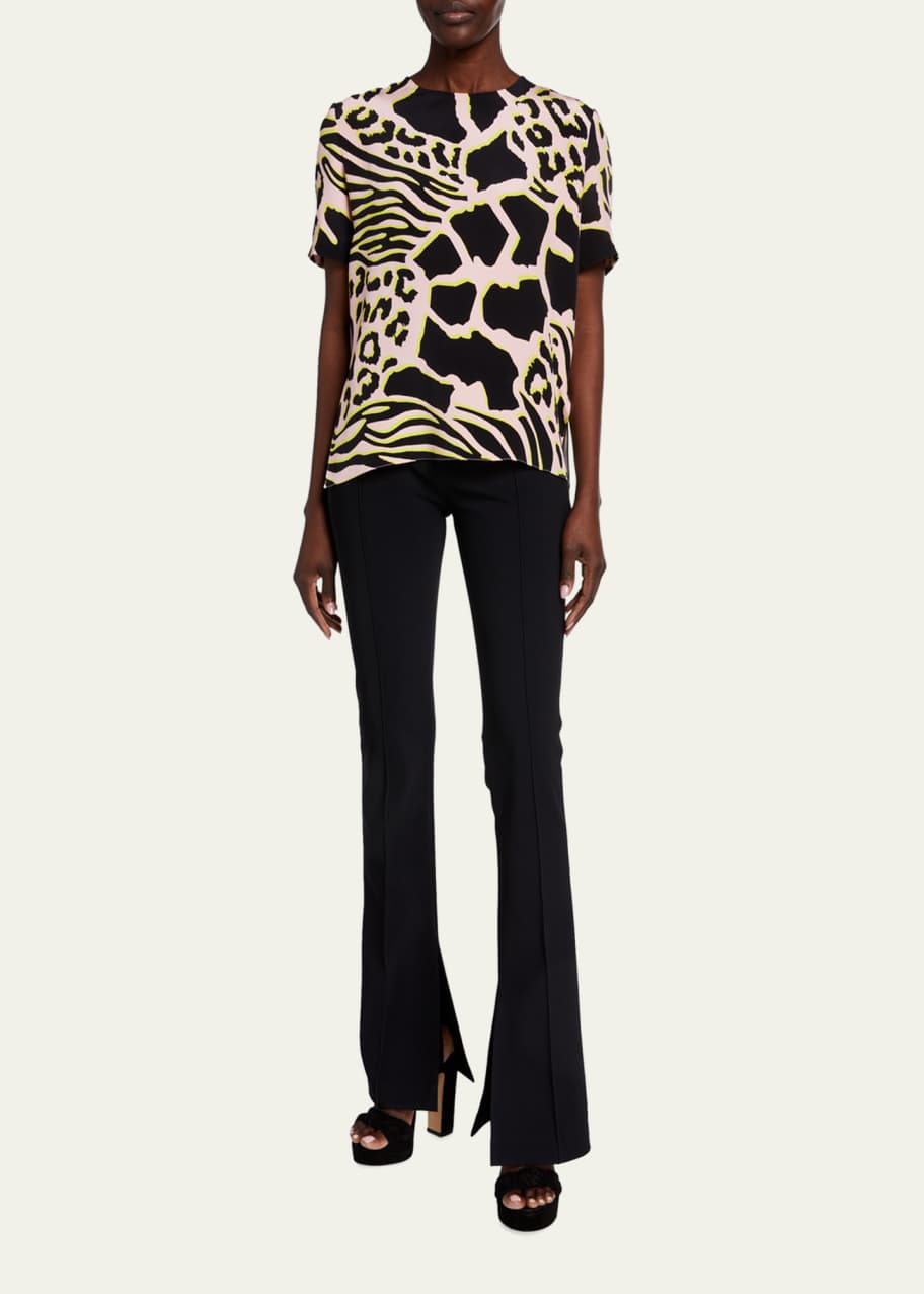 Image 1 of 1: Neoprene Flare Pants