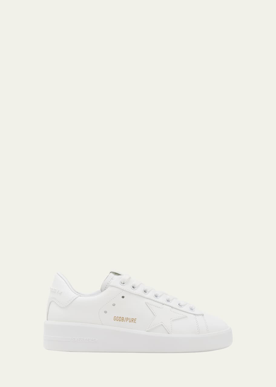 Golden Goose Pure Star Classic White Sneakers - Bergdorf Goodman