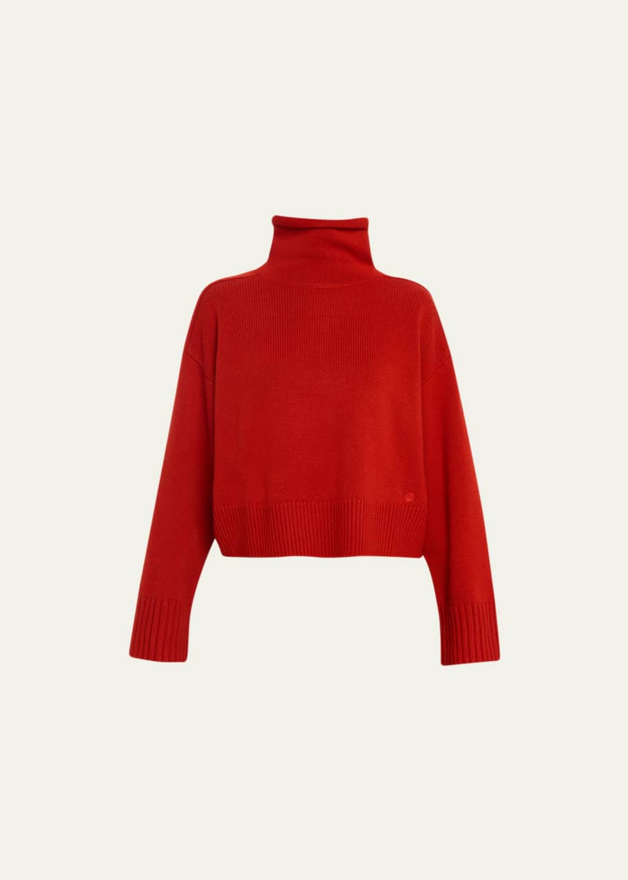 Loulou Studio Wool-Cashmere Rib-Knit Turtleneck Sweater - Bergdorf Goodman