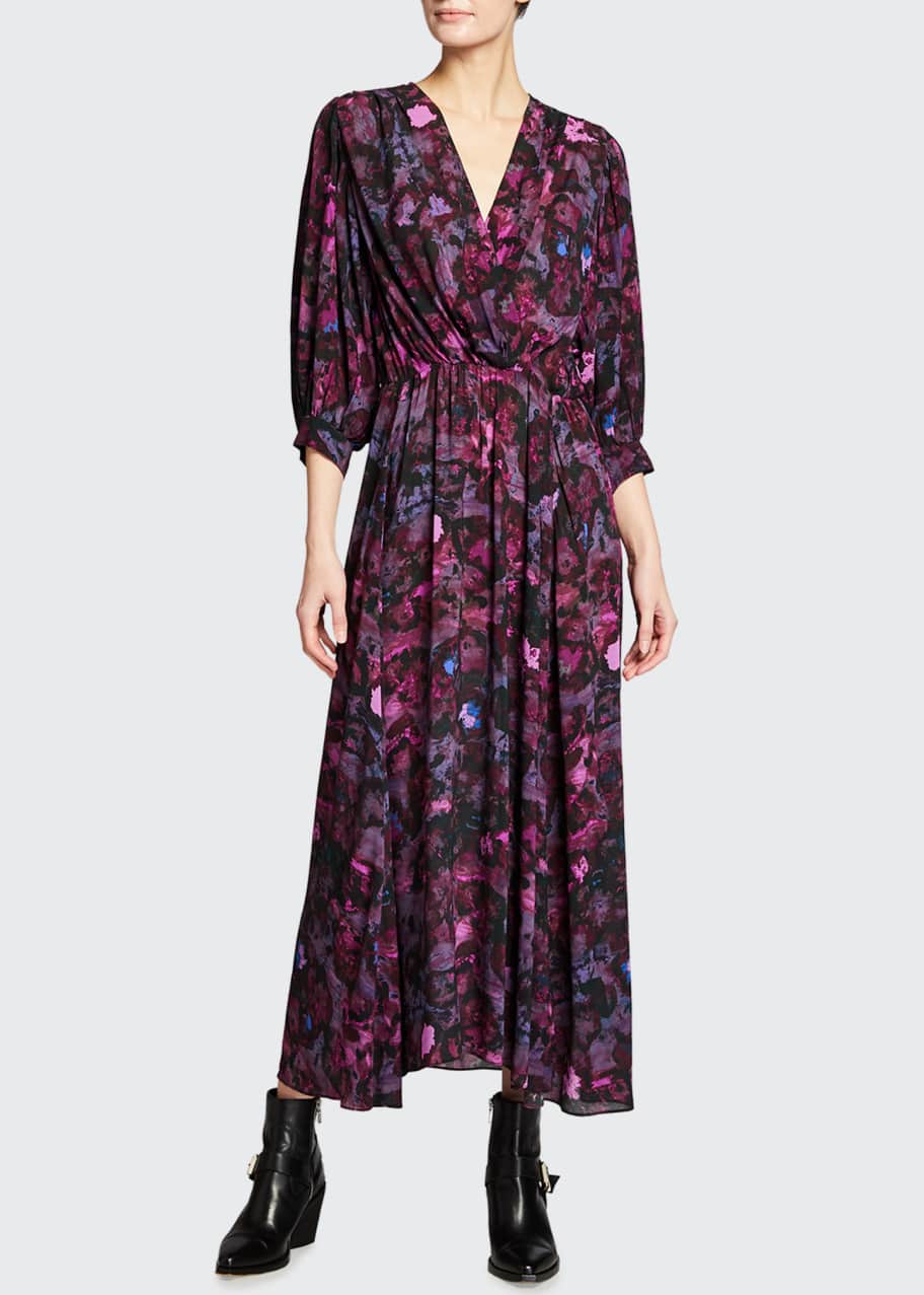 Iro Each Abstract Printed Midi Dress - Bergdorf Goodman