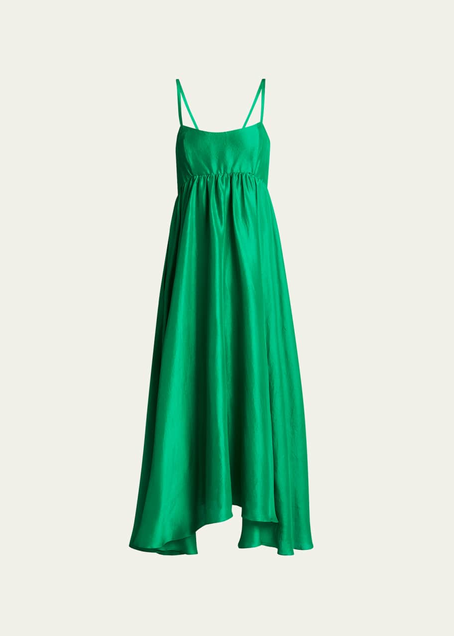 Azeeza Rachel Silk Asymmetric Dress - Bergdorf Goodman