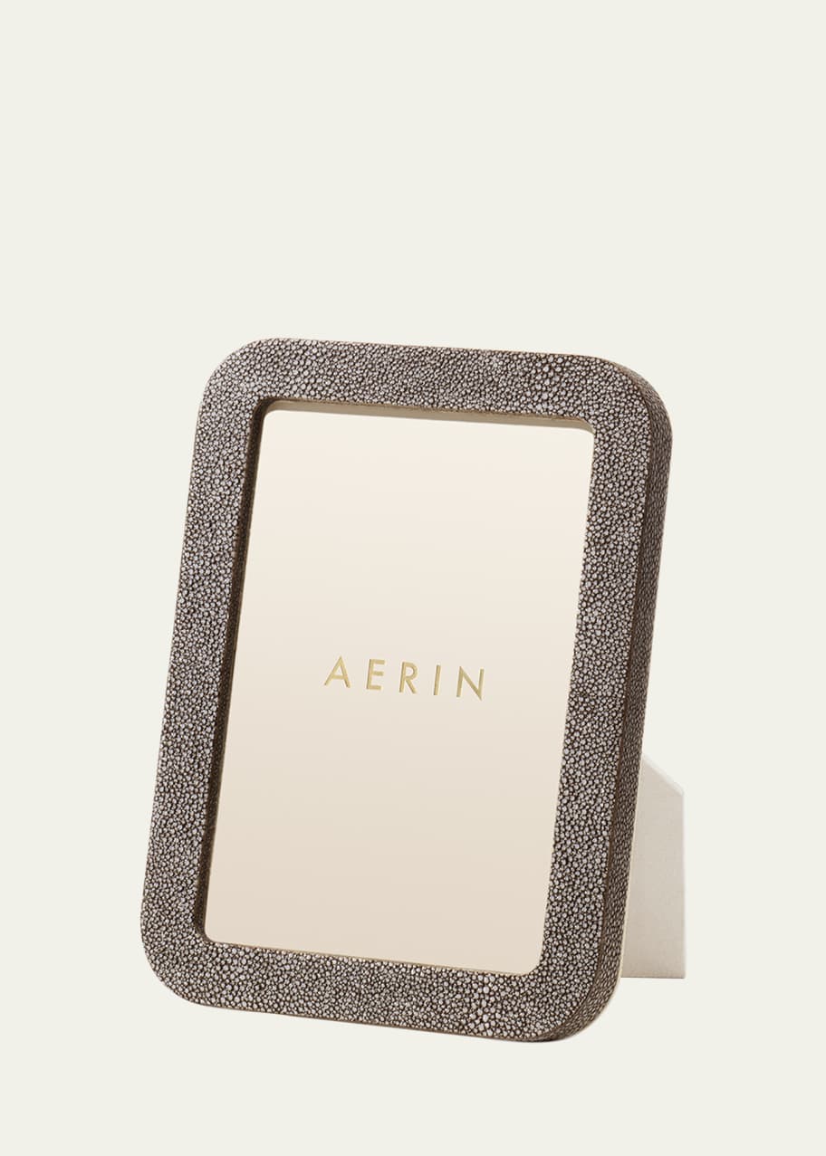 Image 1 of 1: Modern Faux Shagreen Frame, 5" x 7"