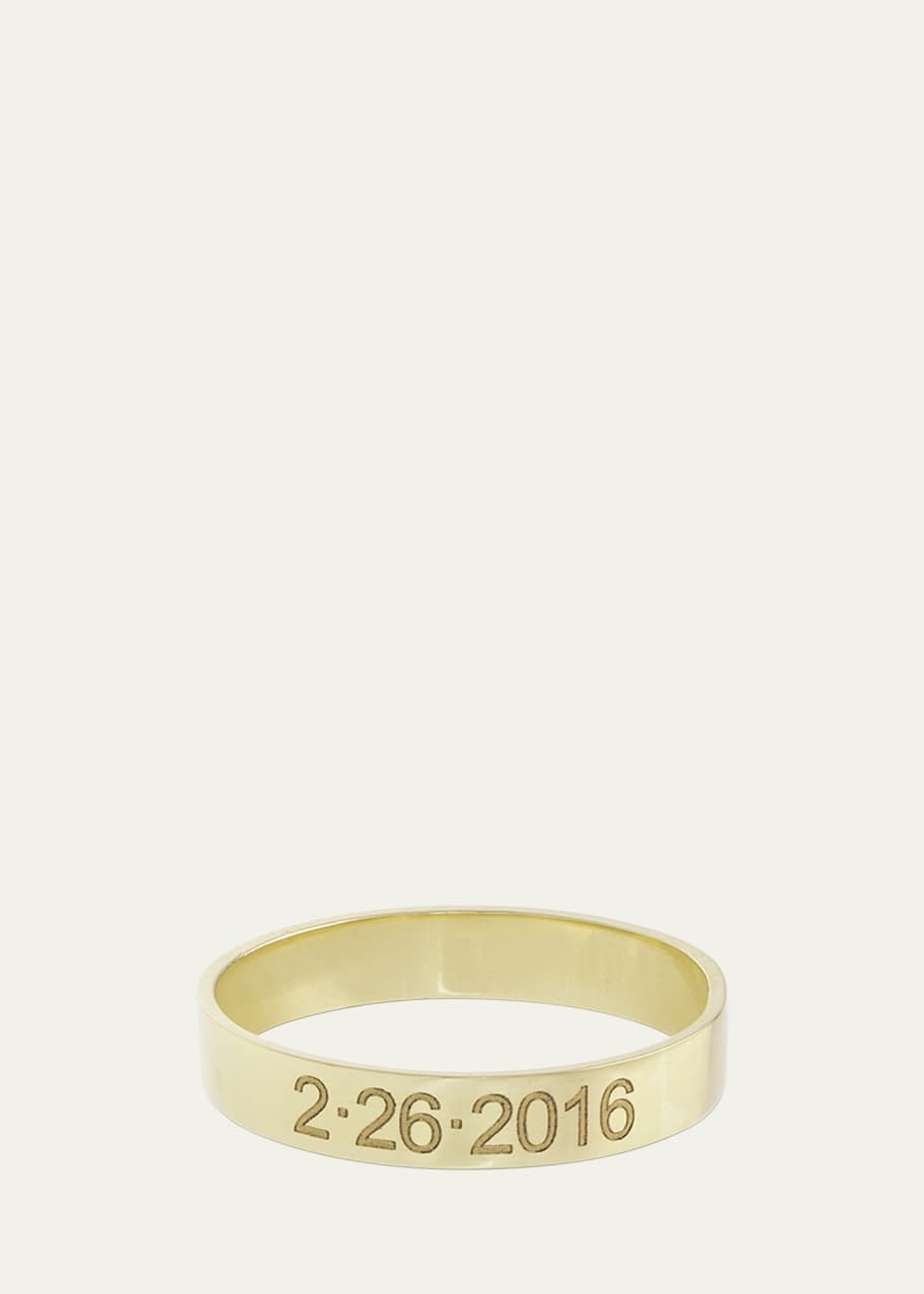 Image 1 of 1: Personalized Gold Cigar Band, Size 4-9
