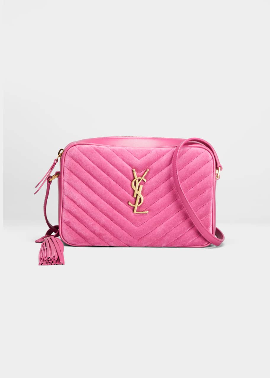 Saint Laurent Lou YSL Suede Camera Crossbody Bag Bergdorf Goodman