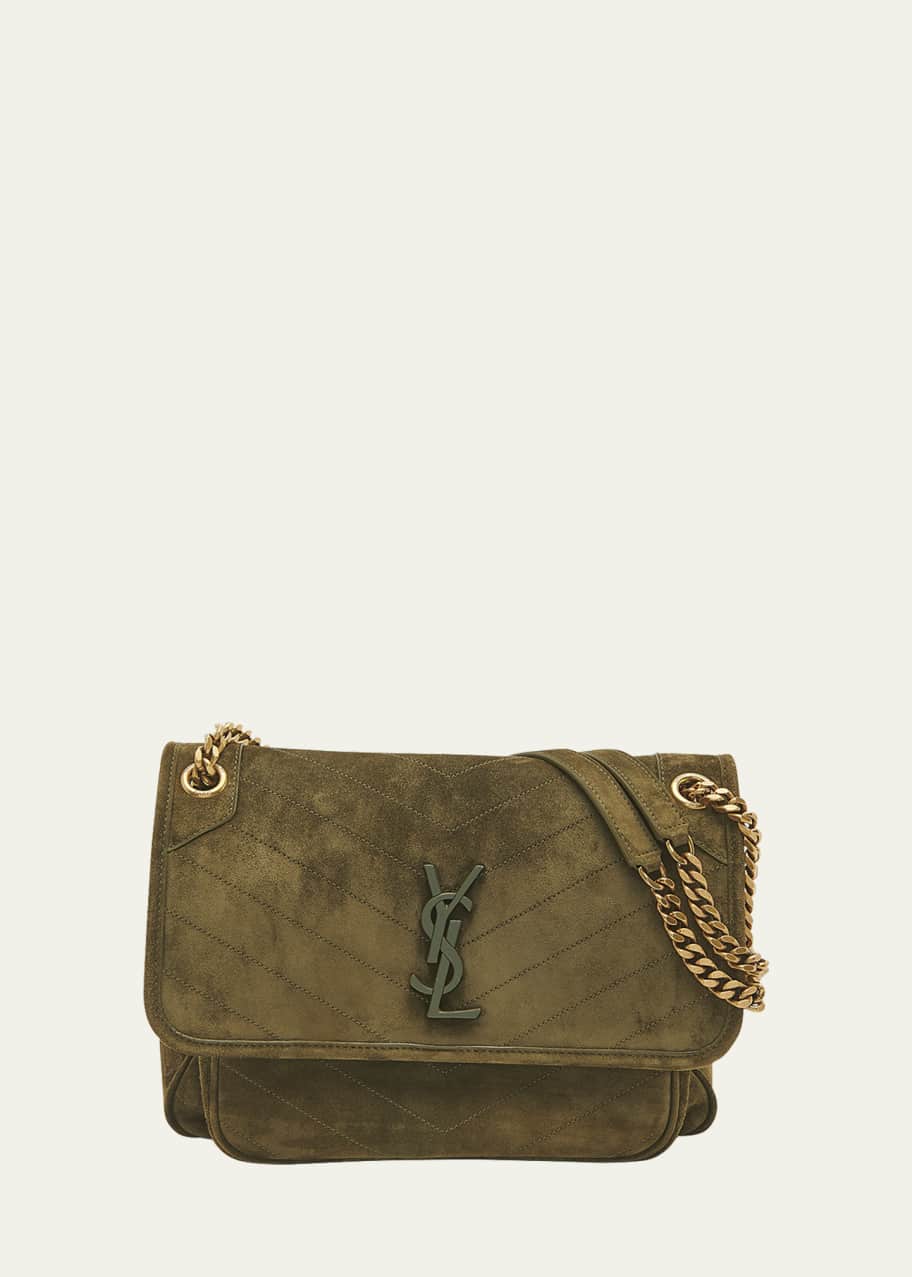 Saint Laurent Niki Medium Flap YSL Shoulder Bag in Quilted