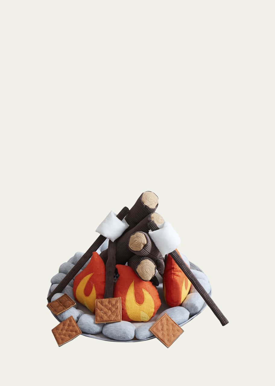 Image 1 of 1: Campfire and S'more Campout Playset