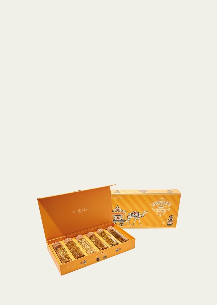 Image 1 of 1: Turmeric Tea Tales - Premium Collection of 6 Aromatic Turmeric Teas