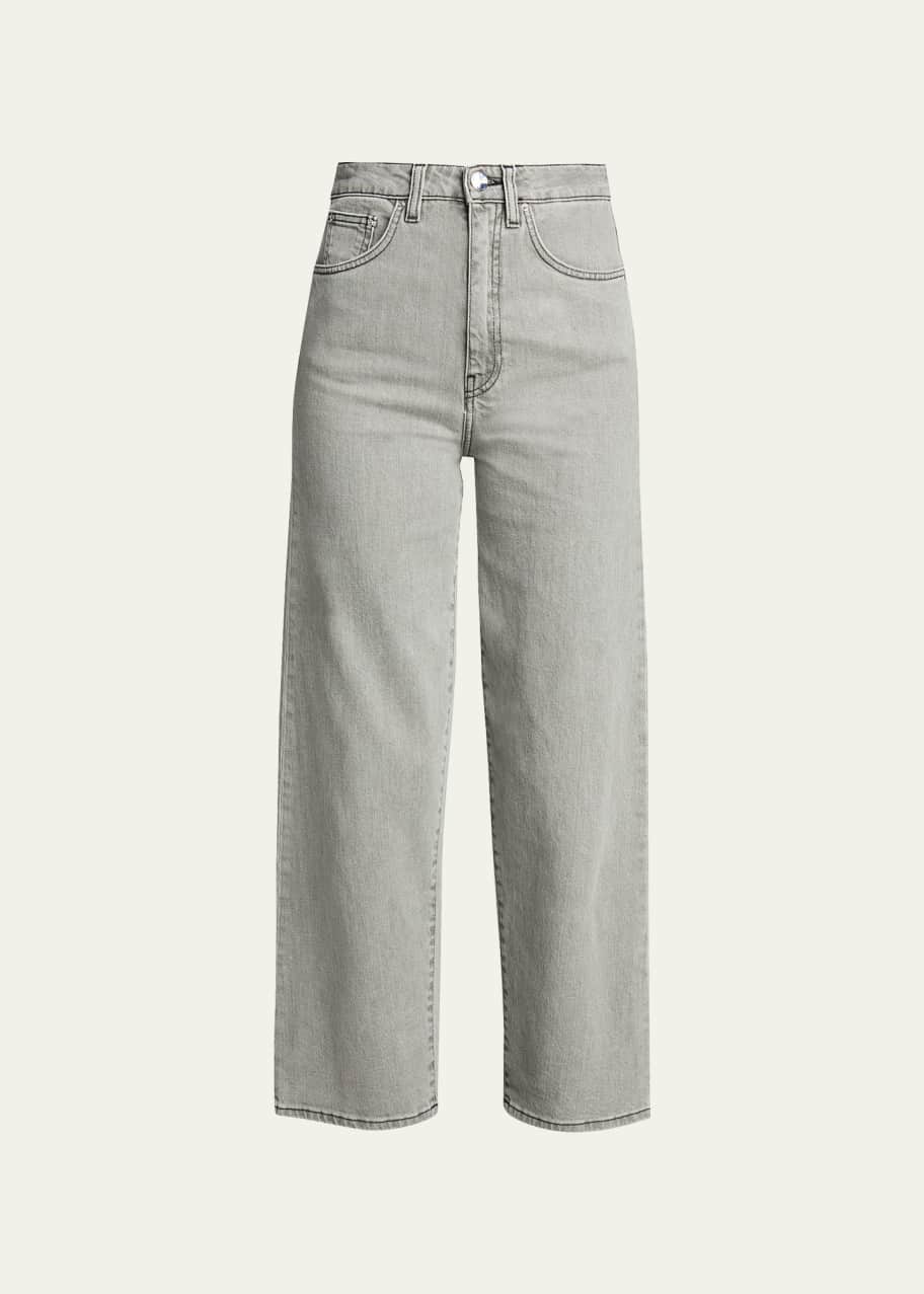 Image 1 of 1: Flair High Rise Wide-Leg Jeans