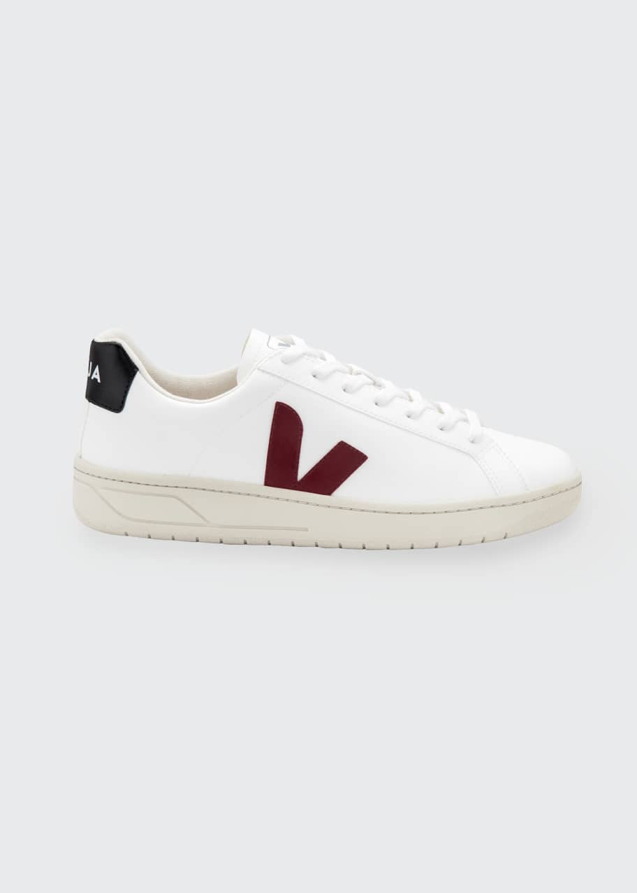 Image 1 of 1: Urca Tricolor Vegan Leather Low-Top Sneakers
