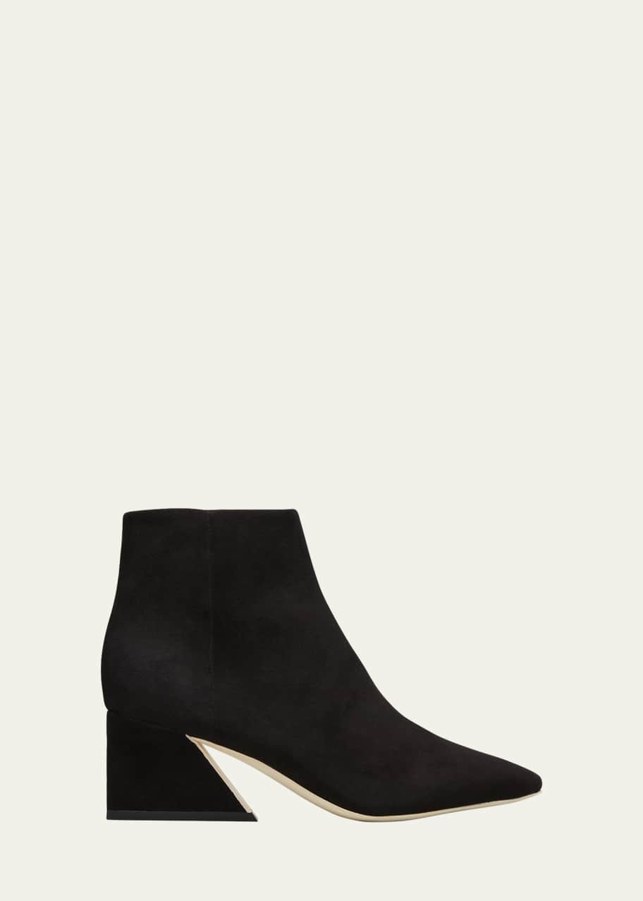 Image 1 of 1: Grace 60mm Pointed Suede Ankle Boots