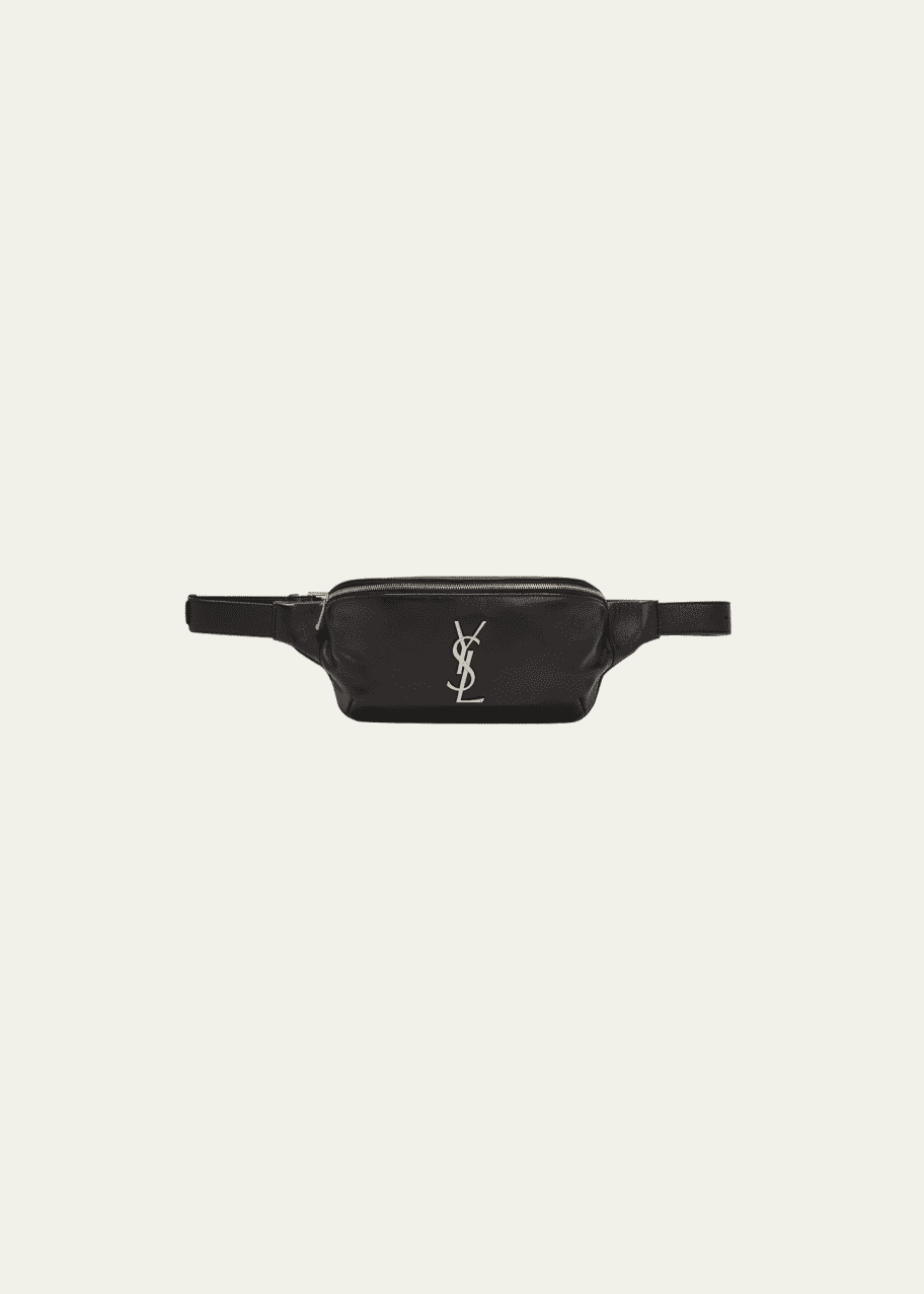 Saint laurent leather belt bag hot sale