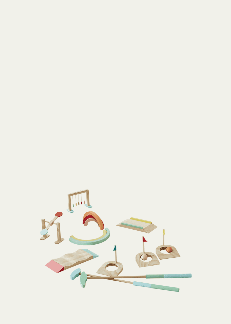 Image 1 of 1: Good Wood Mini Golf Game Play Set