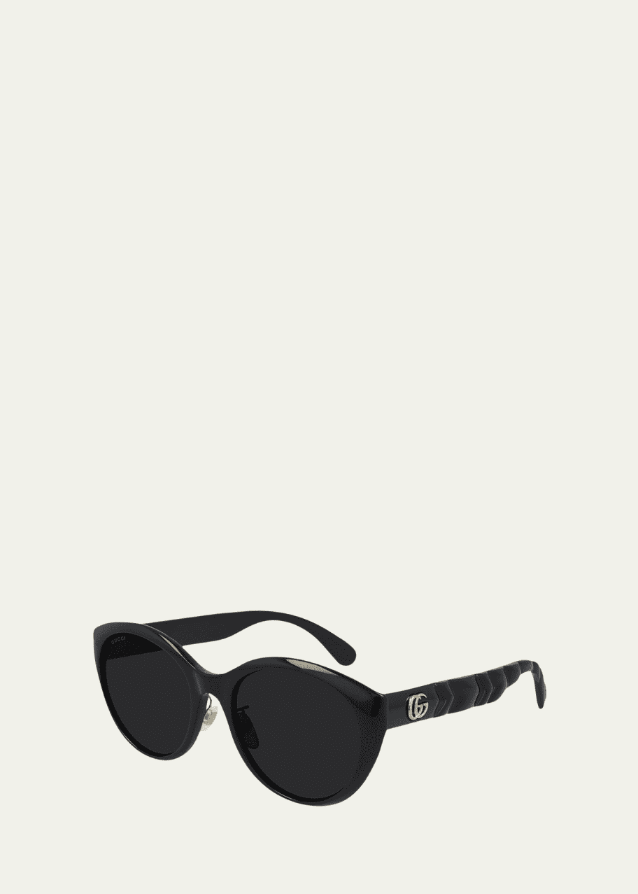 Image 1 of 1: Round Acetate Sunglasses