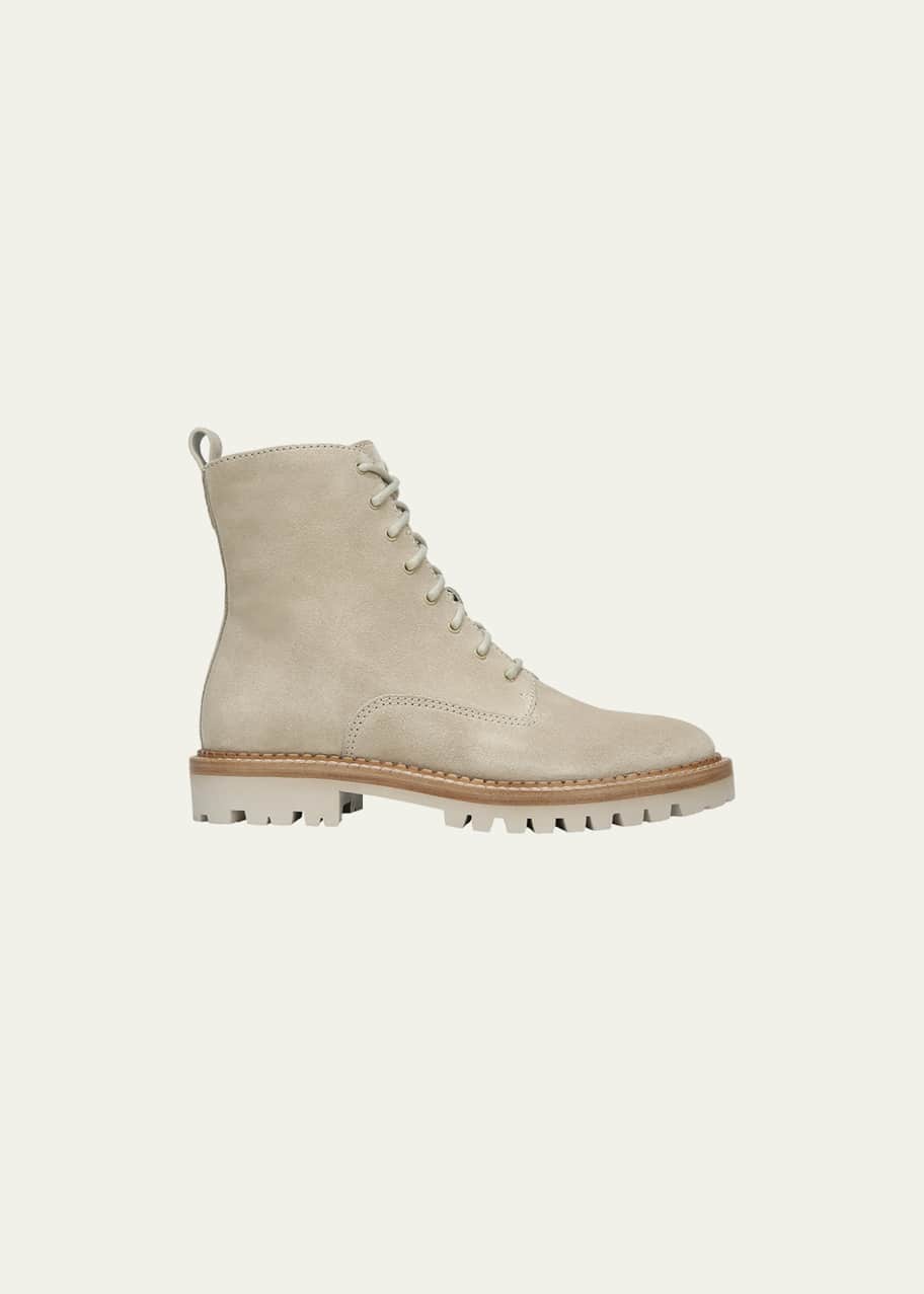 Image 1 of 1: Cabria Suede Water-Repellant Combat Boots